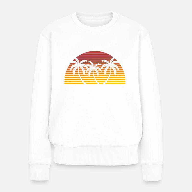 Fuerteventura - Frauen Premium Bio Pullover - Weiß