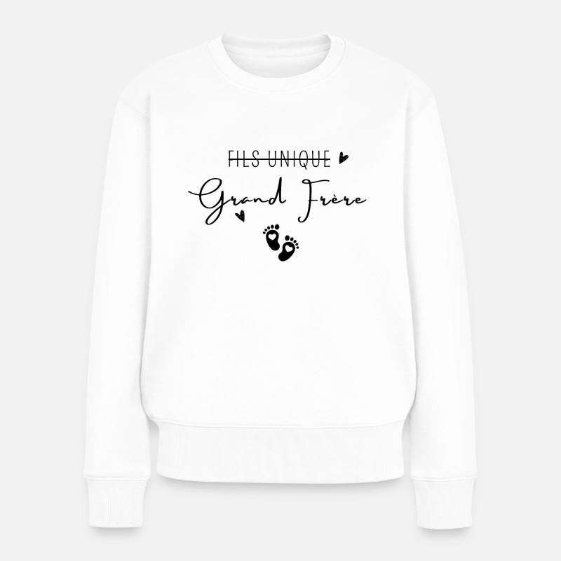 Grand frère - Pull Premium bio Femme - blanc