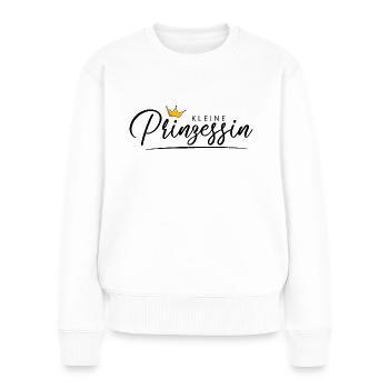 kleine Prinzessin - Frauen Premium Bio Pullover - Weiß - Vorne - Julia (174cm)
