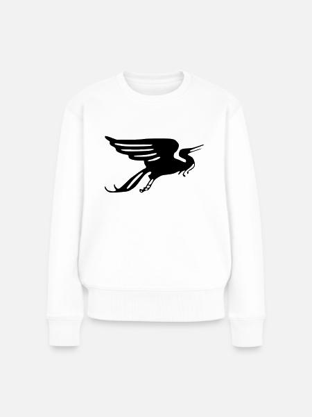 Wandervogel - Frauen Premium Bio Pullover - Weiß