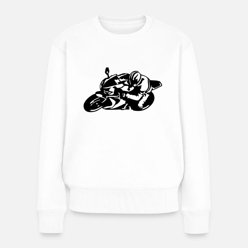 HRC 1000RR - Frauen Premium Bio Pullover - Weiß
