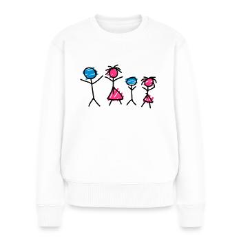 Family - Pull Premium bio Femme - blanc - Devant - Julia (174cm)