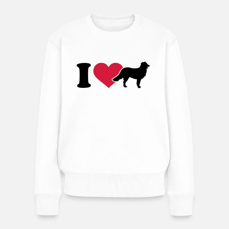 Berner Sennenhund - Frauen Premium Bio Pullover - Weiß