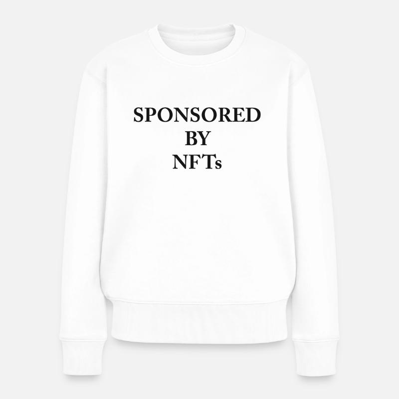 NFT 4 - Frauen Premium Bio Pullover - Weiß