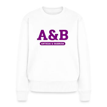 Antigua and Barbuda - St John's - West Indies - Women's Premium Organic Jumper - white - Front - Julia (174cm)