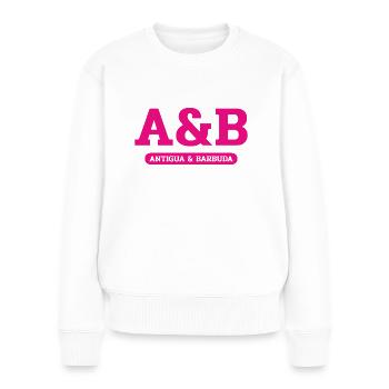 Antigua and Barbuda - St John's - West Indies - Women's Premium Organic Jumper - white - Front - Julia (174cm)