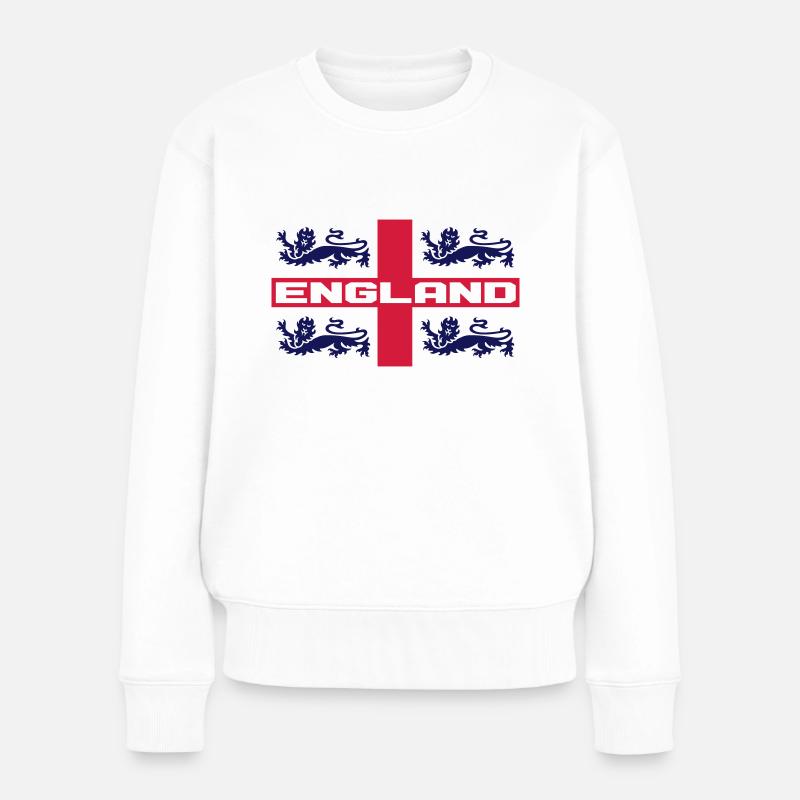 CROSS équipe d'Angleterre - Pull Premium bio Femme - blanc