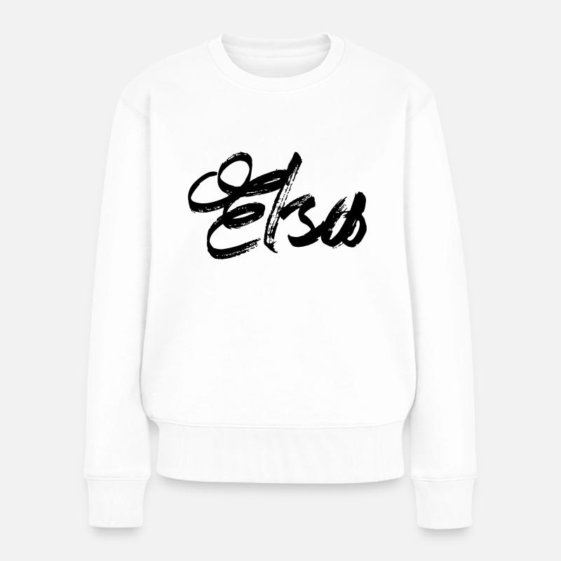 Elsa - Women's Premium Organic Jumper - white