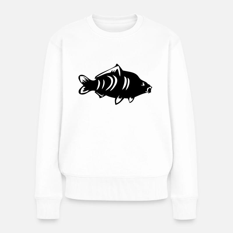Carpe - Pull Premium bio Femme - blanc