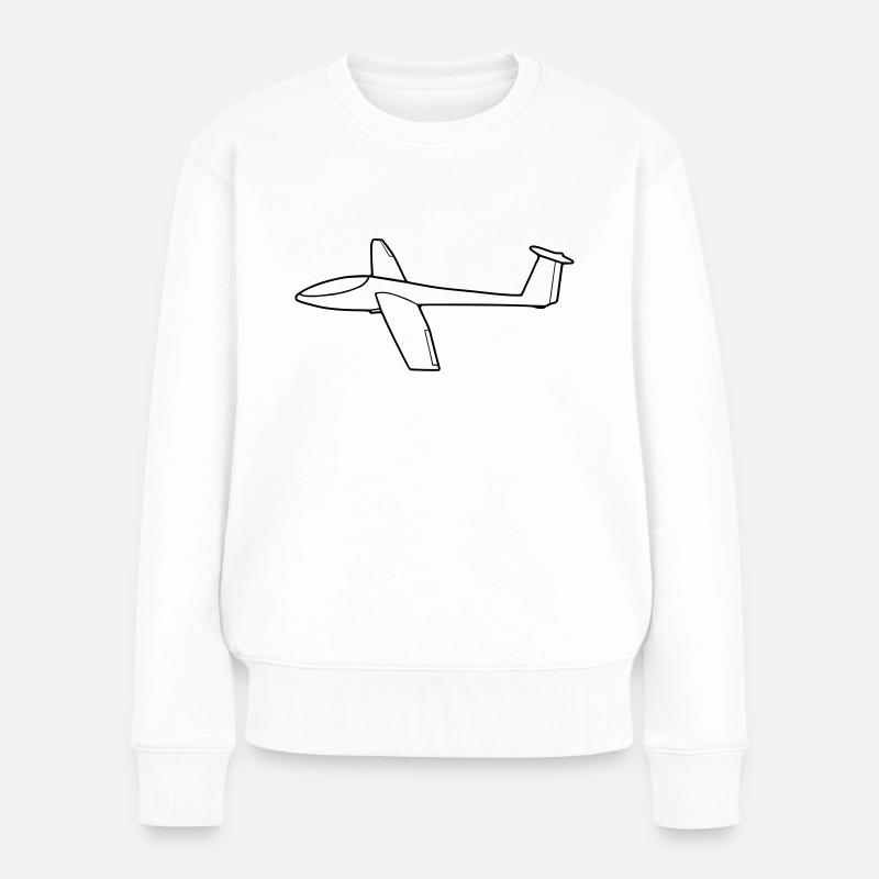 Glider - Women's Premium Organic Jumper - white