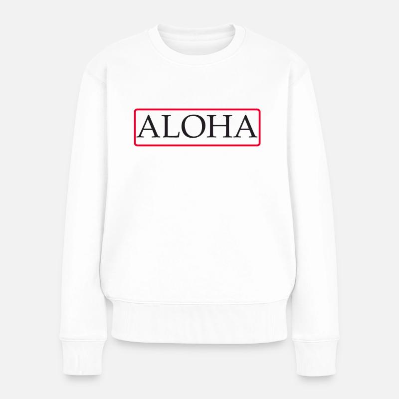 Aloha - Pull Premium bio Femme - blanc