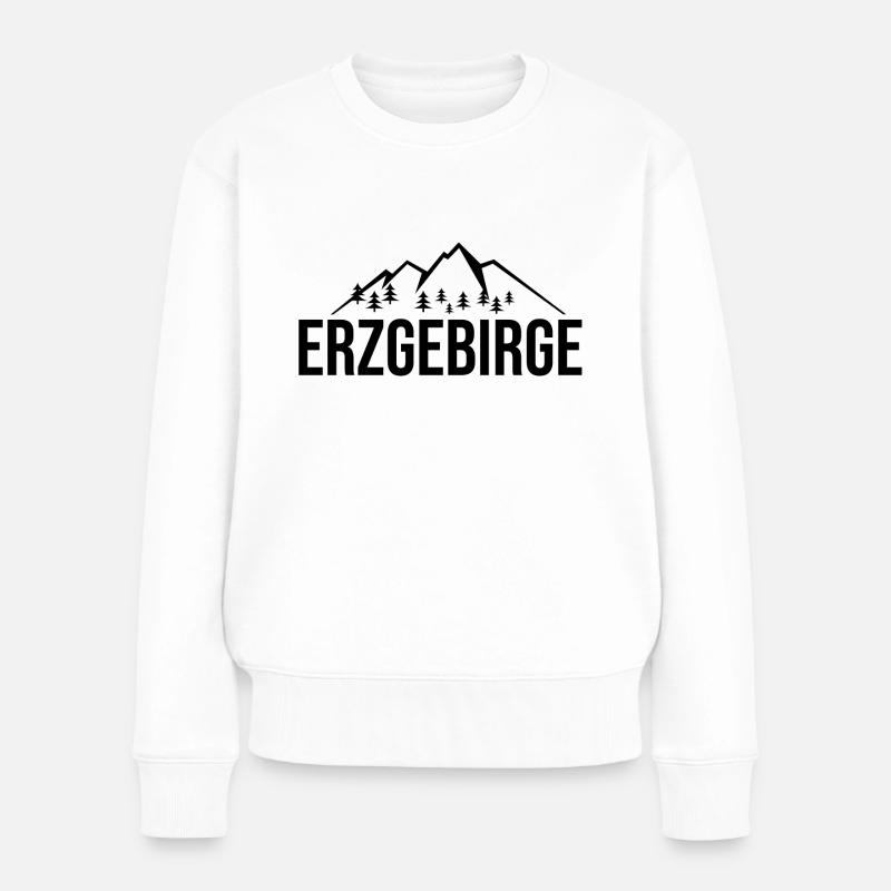 Erzgebirge - Frauen Premium Bio Pullover - Weiß