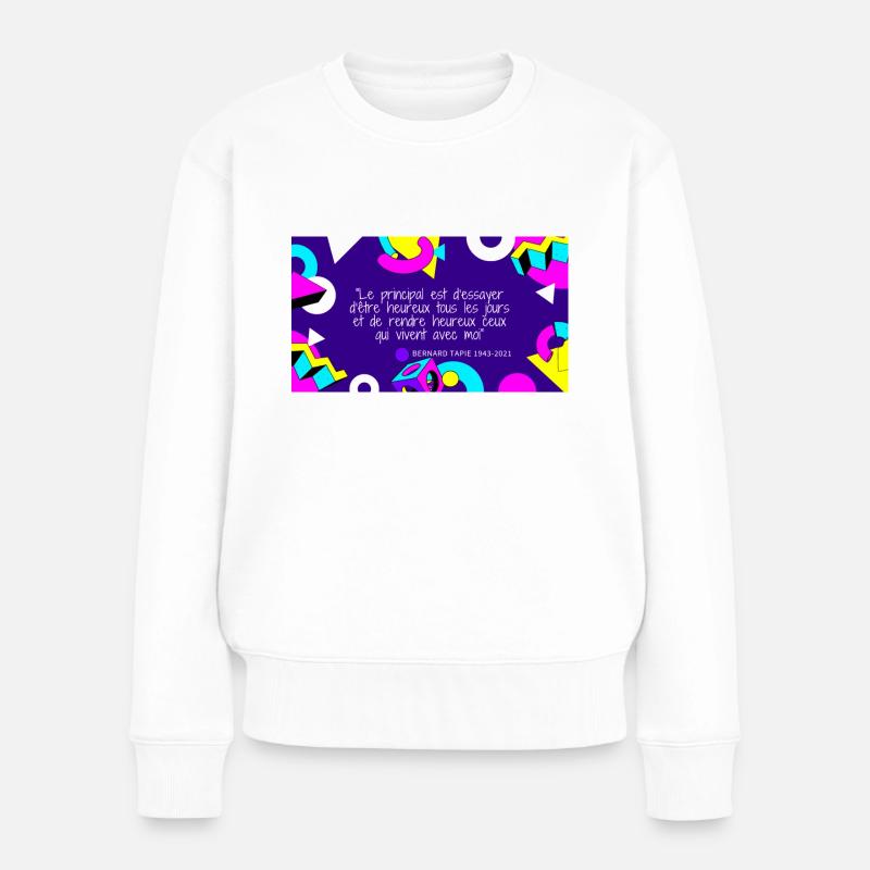 Bernard tapie 2 - Pull Premium bio Femme - blanc