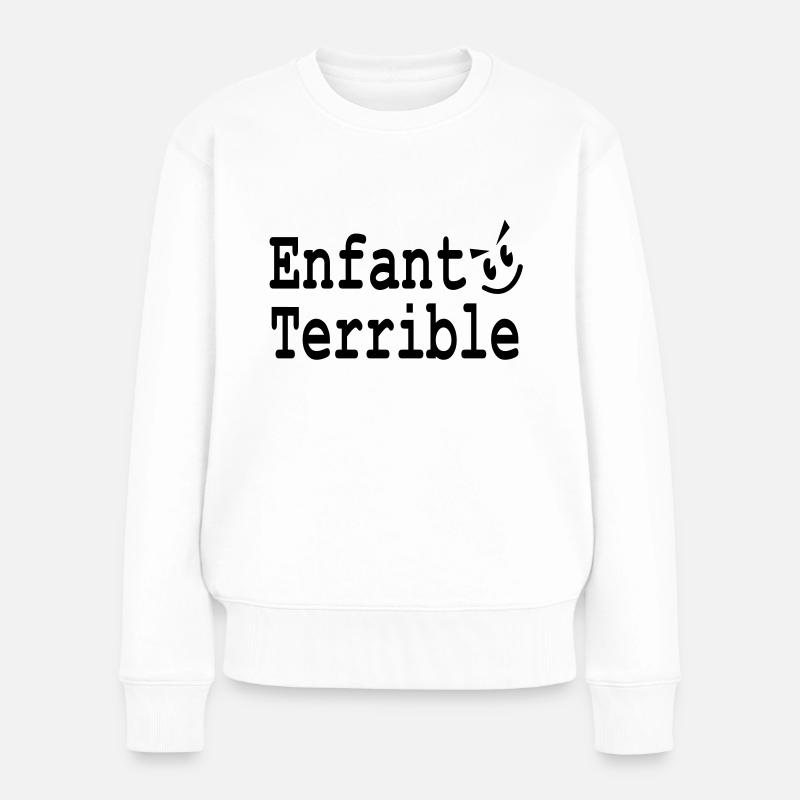 enfant terrible - Pull Premium bio Femme - blanc