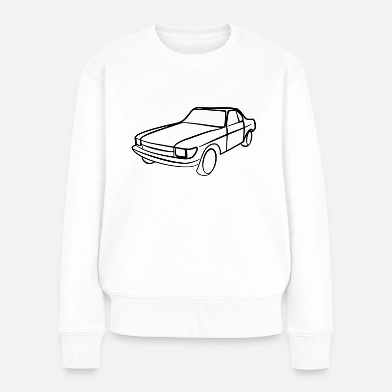 Oldtimer Vintage Tribal - Frauen Premium Bio Pullover - Weiß
