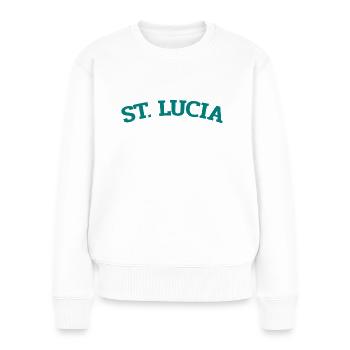 Saint Lucia - Castries - Caribbean - West Indies - Women's Premium Organic Jumper - white - Front - Julia (174cm)