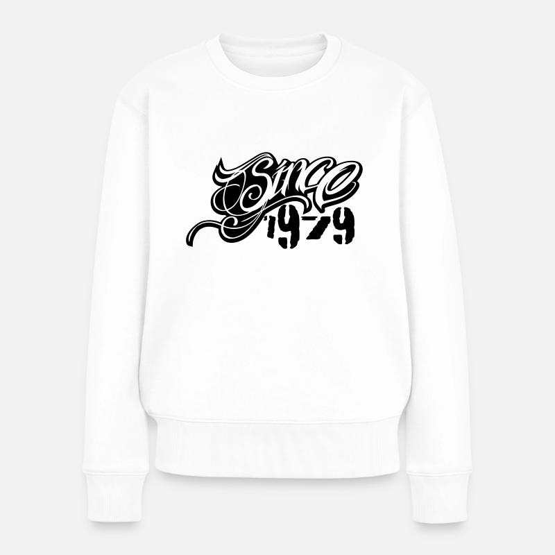 since 1979 - Women's Premium Organic Jumper - white