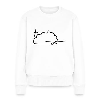gliding sport - Women's Premium Organic Jumper - white - Front - Julia (174cm)