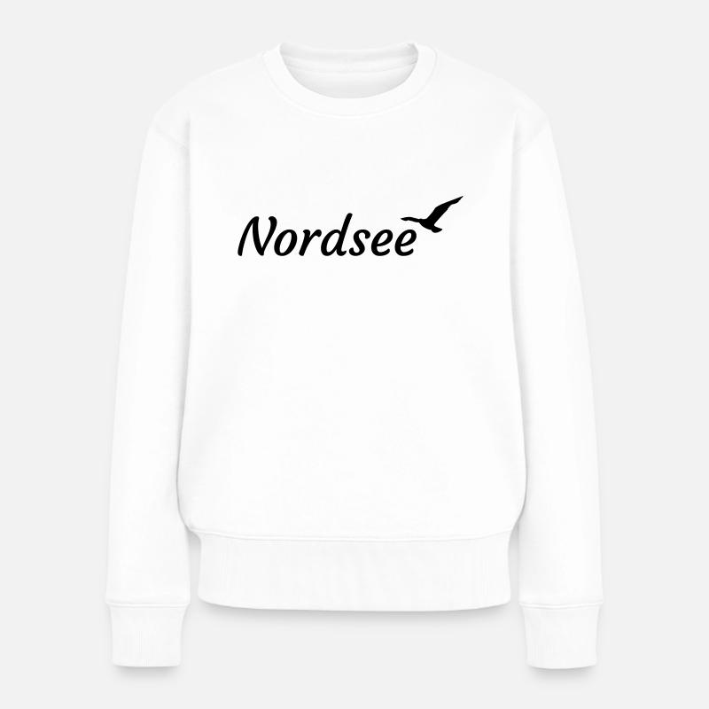 Mer du Nord - Pull Premium bio Femme - blanc