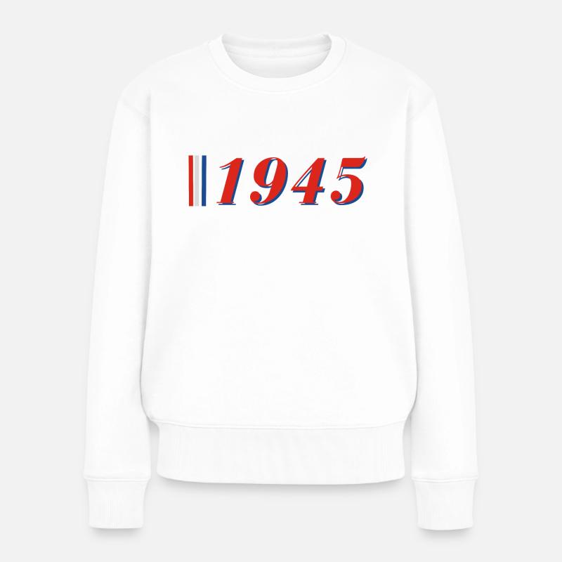 Année 1945 - Pull Premium bio Femme - blanc