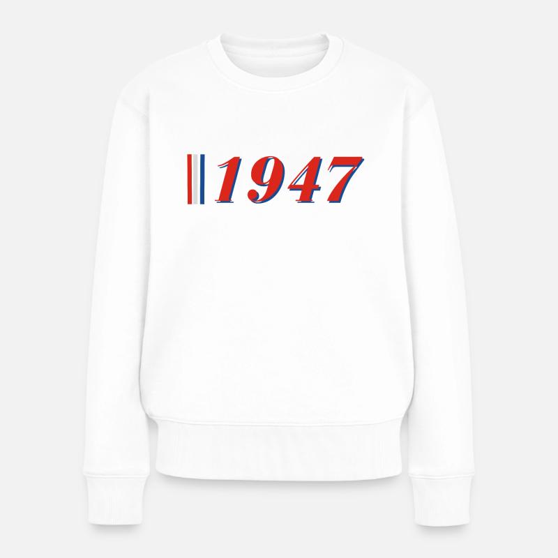 Année 1947 - Pull Premium bio Femme - blanc