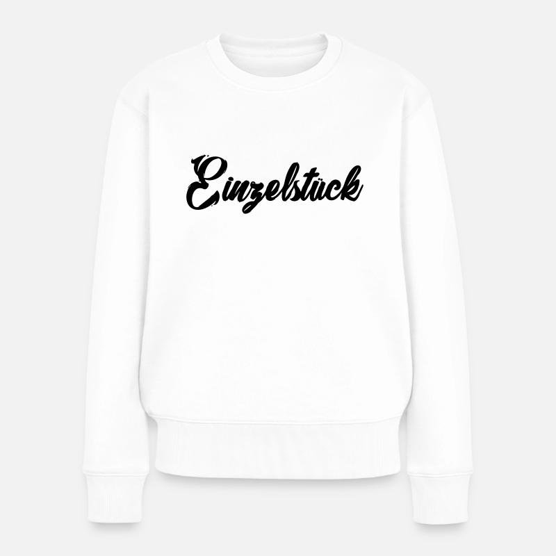 Einzelstück - Frauen Premium Bio Pullover - Weiß