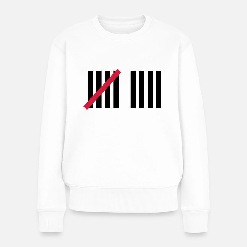 9 . Geburtstag - Frauen Premium Bio Pullover - Weiß