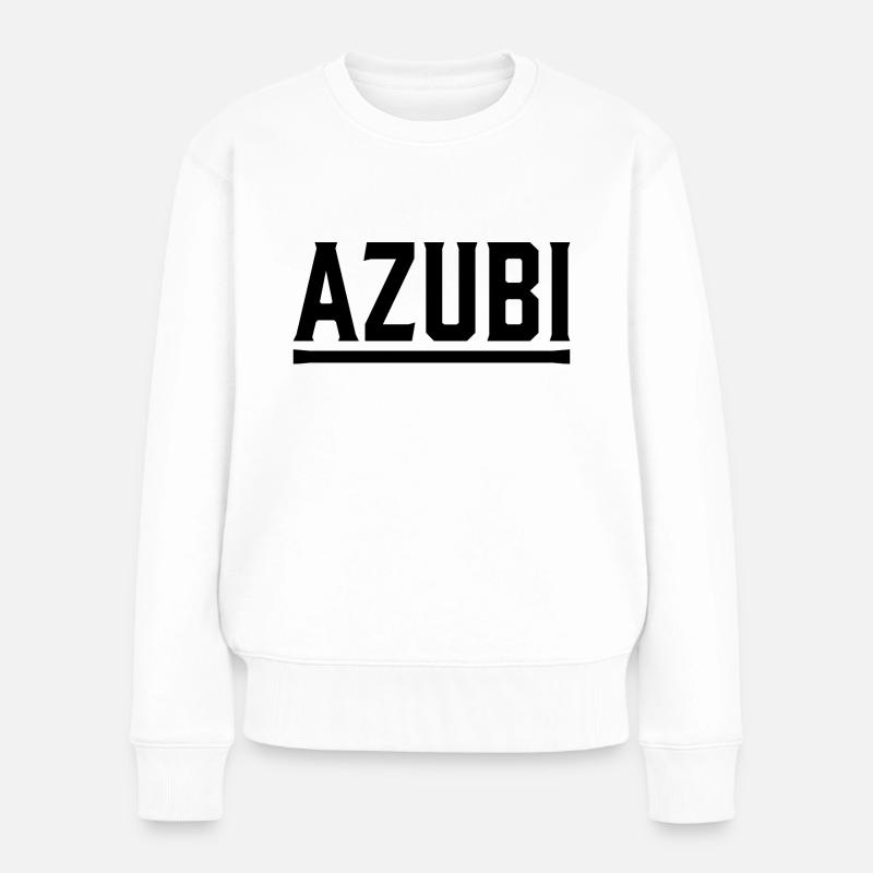 Azubi Tshirt 4 23 schwarz - Frauen Premium Bio Pullover - Weiß