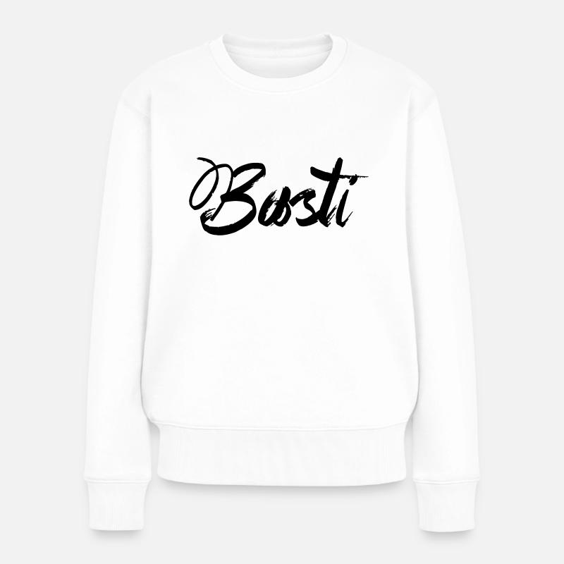 Basti - Ekologiczna damska bluza Premium - biały