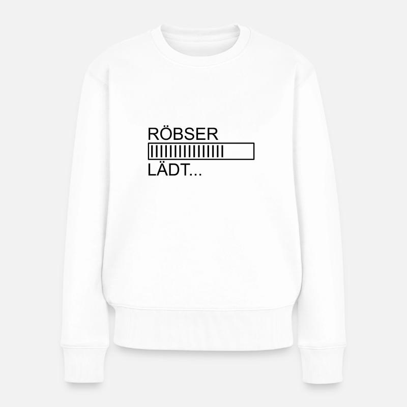 Röbser - Frauen Premium Bio Pullover - Weiß