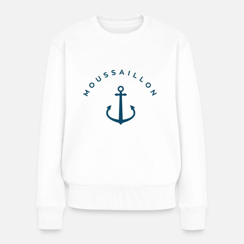 Moussaillon - Pull Premium bio Femme - blanc