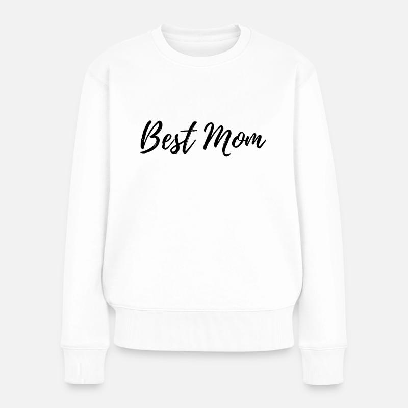 Best Mom - Frauen Premium Bio Pullover - Weiß