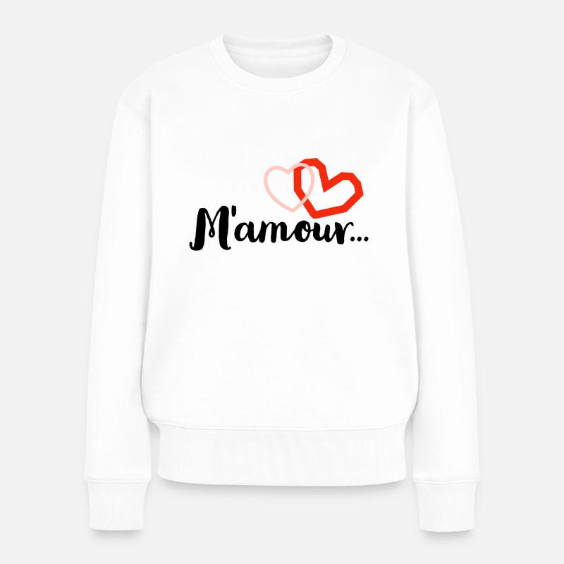 Mon amour - Pull Premium bio Femme - blanc
