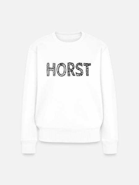 horst - Frauen Premium Bio Pullover - Weiß