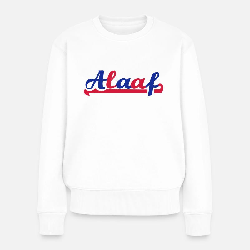 Alaaf - Frauen Premium Bio Pullover - Weiß