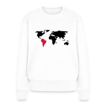 Destination: South America - Women's Premium Organic Jumper - white - Front - Julia (174cm)