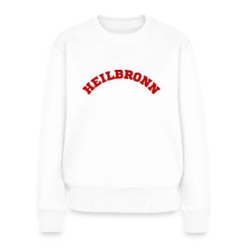 Heilbronn - Frauen Premium Bio Pullover - Weiß - Vorne - Julia (174cm)