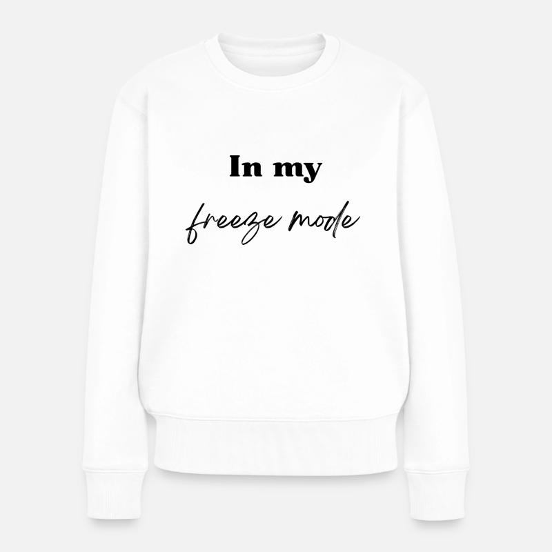 En mode gel - Pull Premium bio Femme - blanc