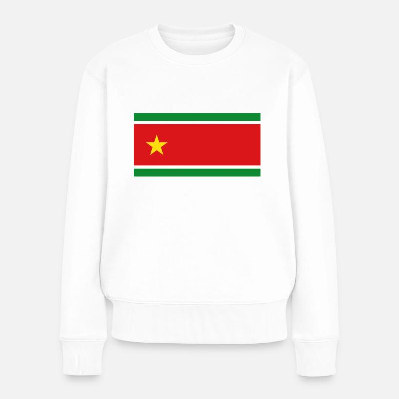 Drapeau Guadeloupe - Pull Premium bio Femme - blanc