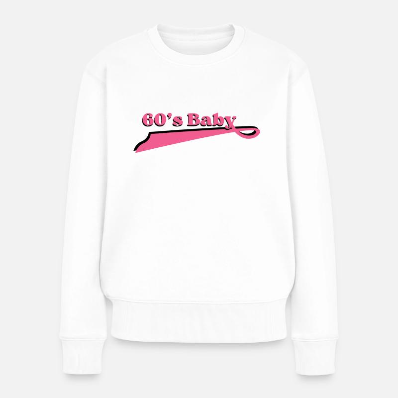 Année 60 baby - Pull Premium bio Femme - blanc