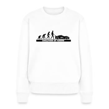 évolution du tuning / Auto Tuning Design - Pull Premium bio Femme - blanc - Devant - Julia (174cm)