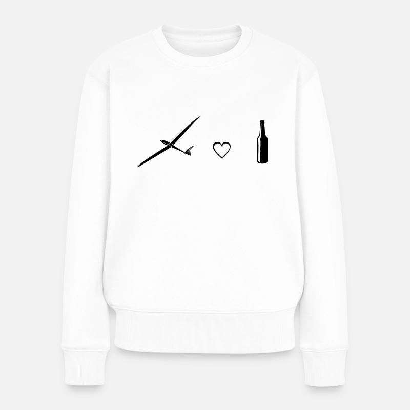 Glider Gliding Glider Glider Pilot Pilot - Women's Premium Organic Jumper - white