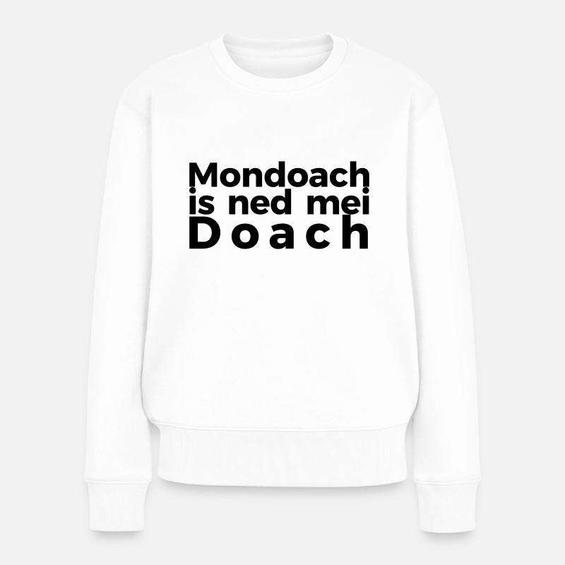 Mondoach montserrat - Frauen Premium Bio Pullover - Weiß
