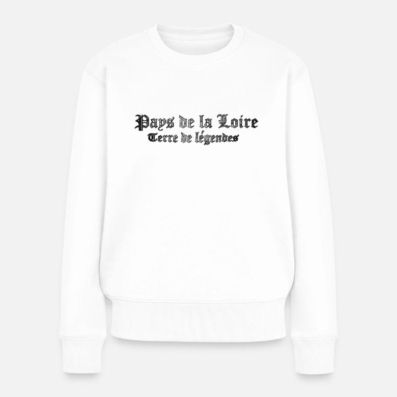Pays de la Loire - Pull Premium bio Femme - blanc