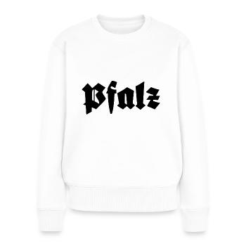 Pfalz - Frauen Premium Bio Pullover - Weiß - Vorne - Julia (174cm)