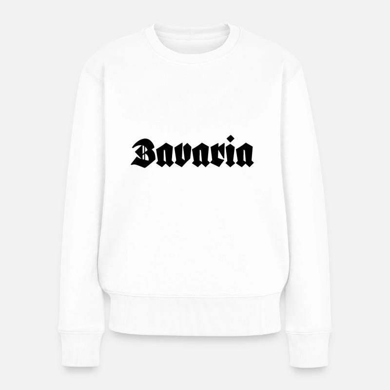Bavaria - Frauen Premium Bio Pullover - Weiß