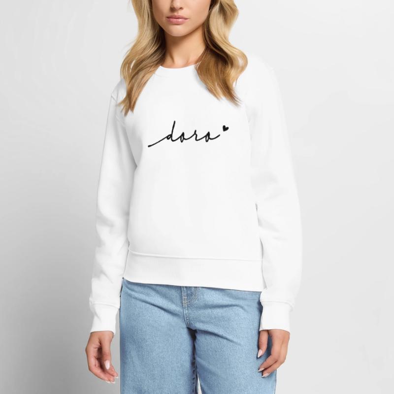 Doro Cursive Name Women's Premium Organic Jumper