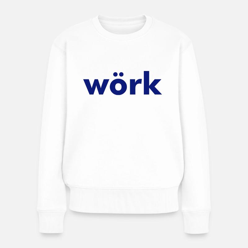 wörk - Frauen Premium Bio Pullover - Weiß