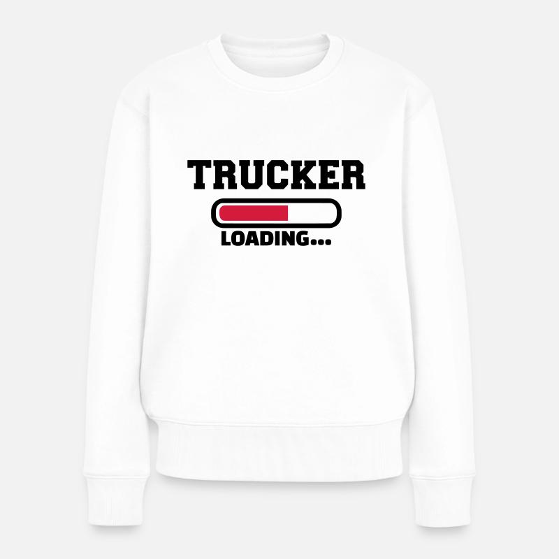 Trucker - Pull Premium bio Femme - blanc