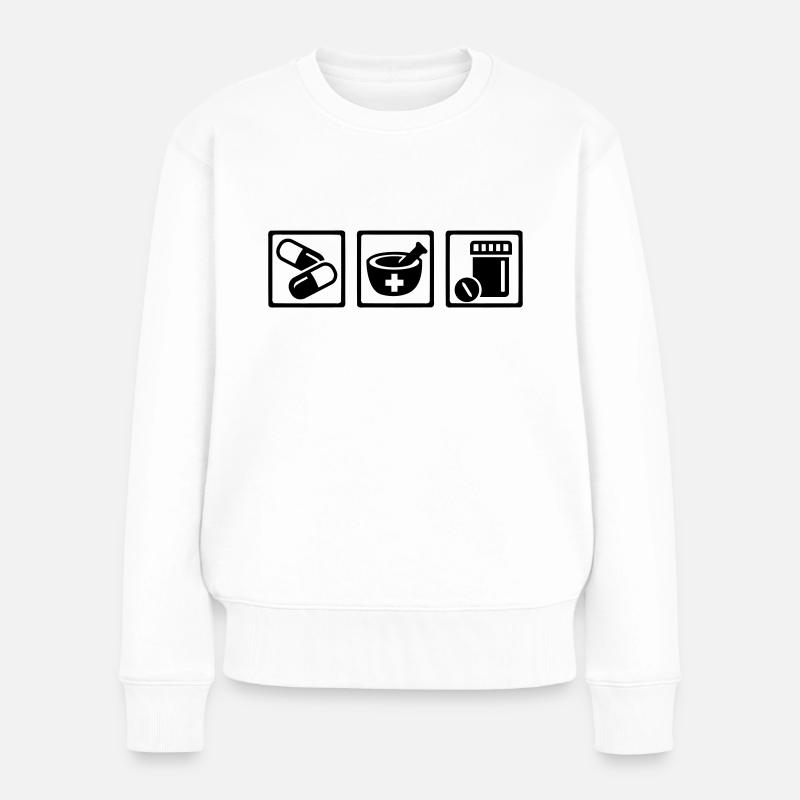 Pharmacie - Pull Premium bio Femme - blanc
